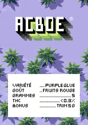 Purple Glue : Une Fleur de CBD aux Notes Sucrées et Acidulées pour une Détente Absolue